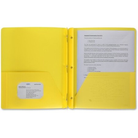 Business Source FOLDER, 2PCKT, POLY, FASTNR, YW BSN20884